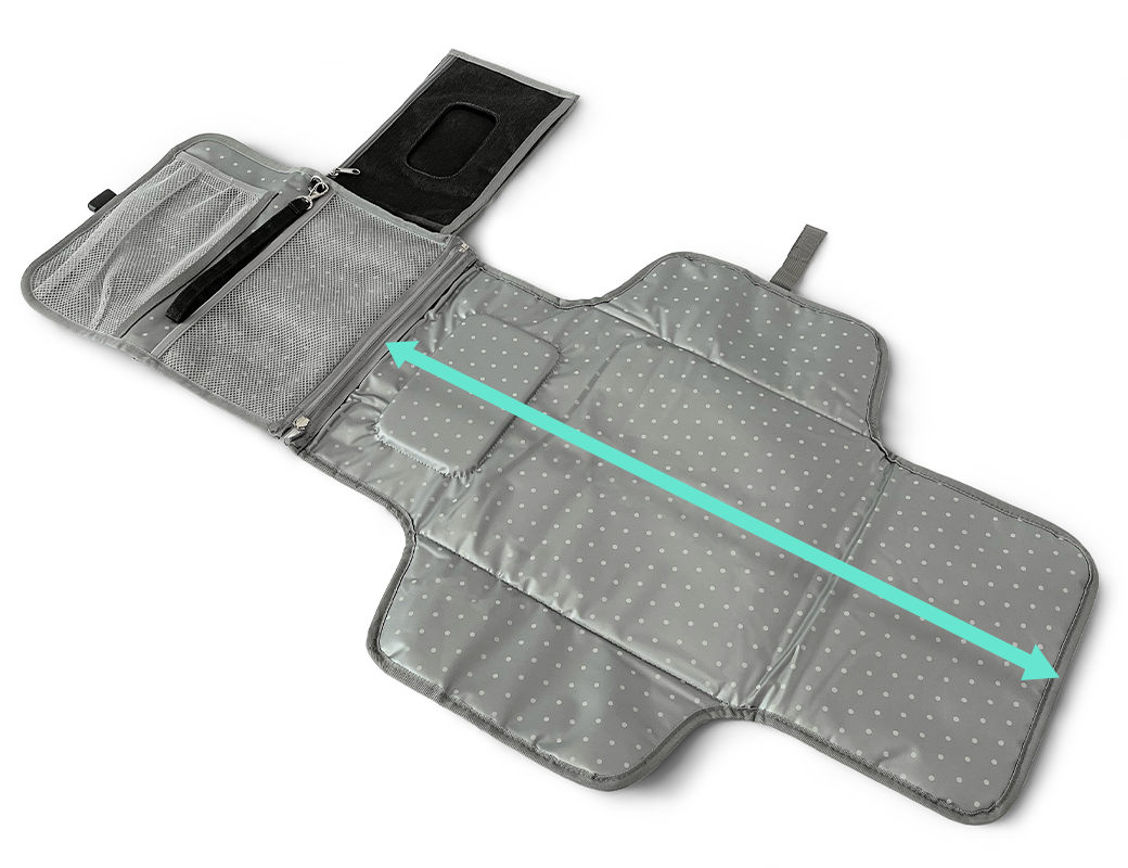 Portable changing station makes one-hand diaper changes easy