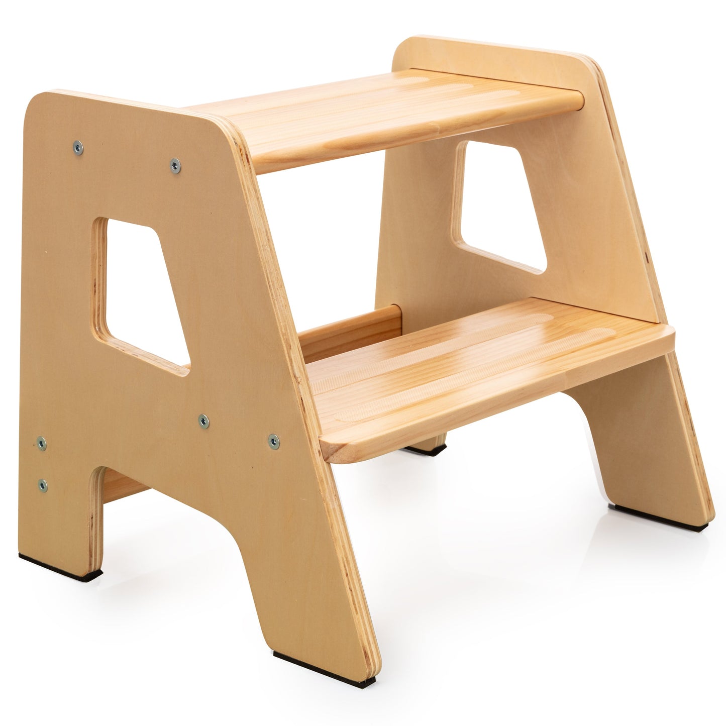 Two-Step Wood Stool