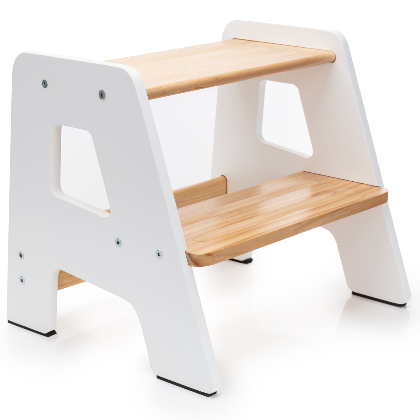 Two-Step Wood Stool