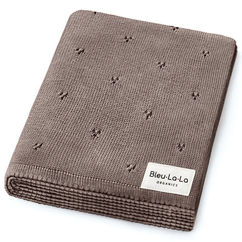 Organic Pointelle Knit Swaddle