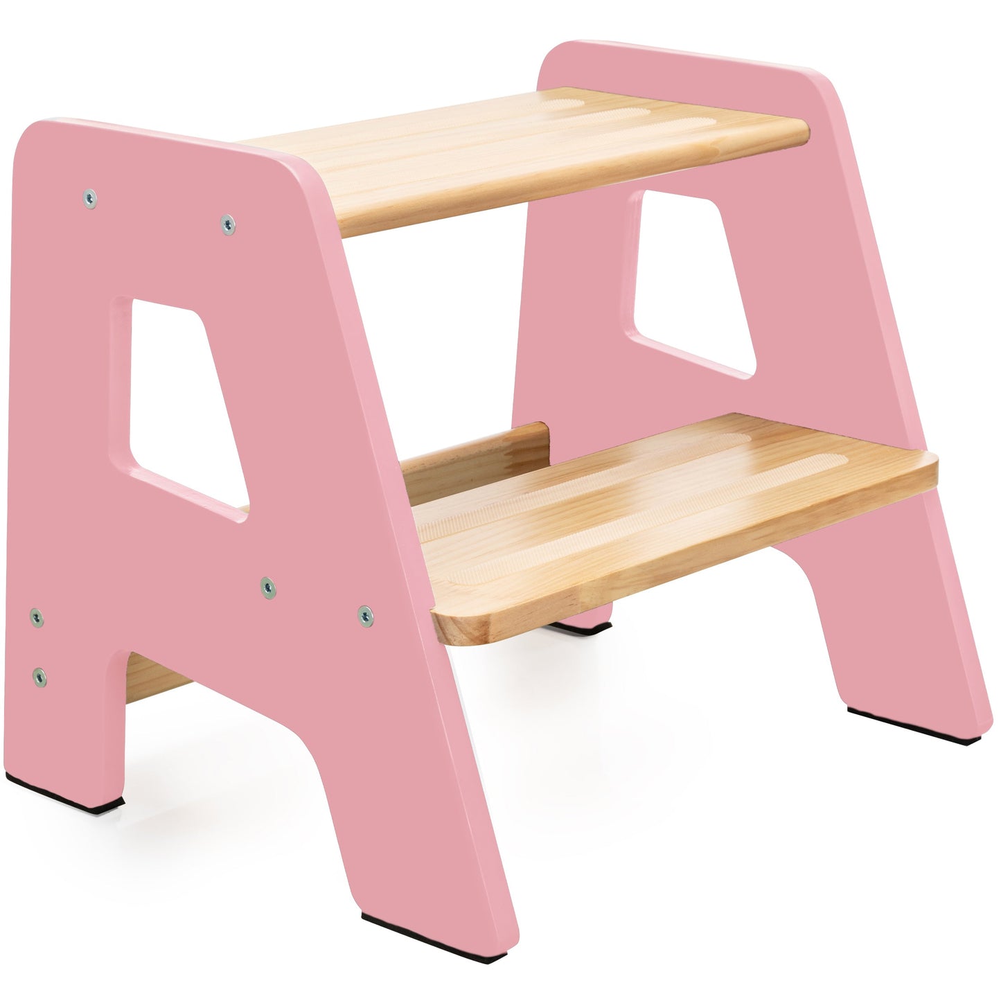 Two-Step Wood Stool