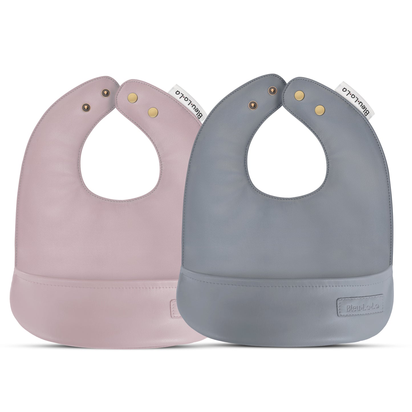 Soft Vegan Leather Bibs