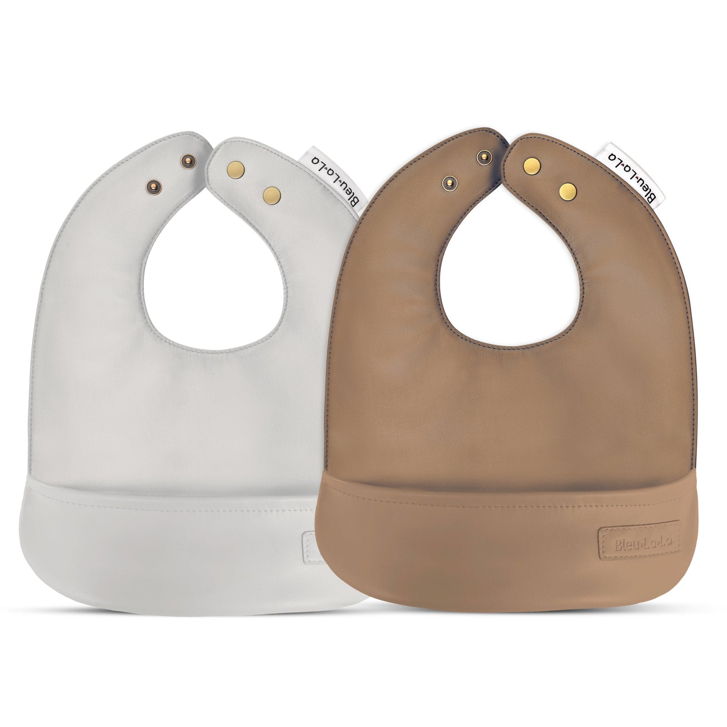 Soft Vegan Leather Bibs