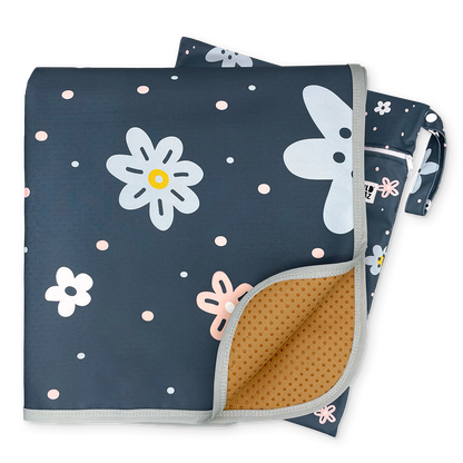 Wildcubz baby splat mat high chair mat - Wild flower