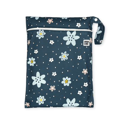 Wildcubz splat mat with matching wet bag - Wild flower