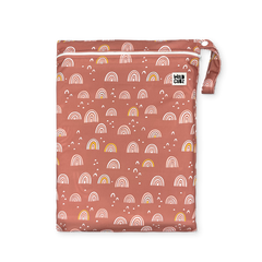 Wildcubz splat mat with matching wet bag - Boho rainbow